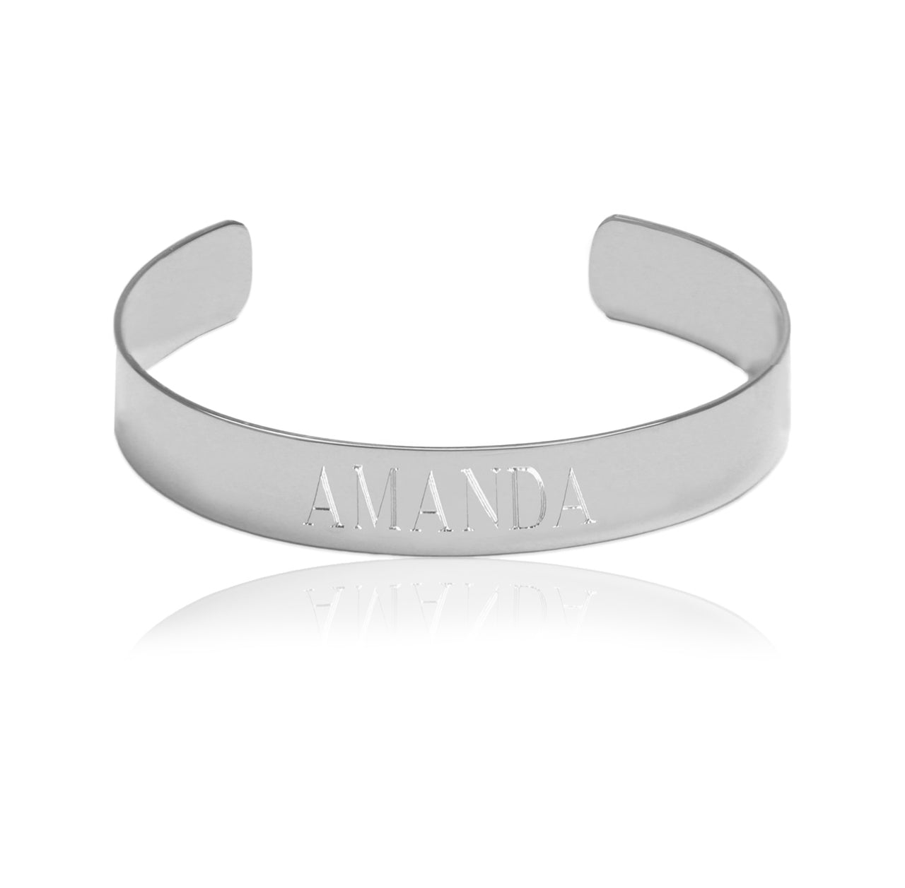 Engraved Name Cuff Bracelet