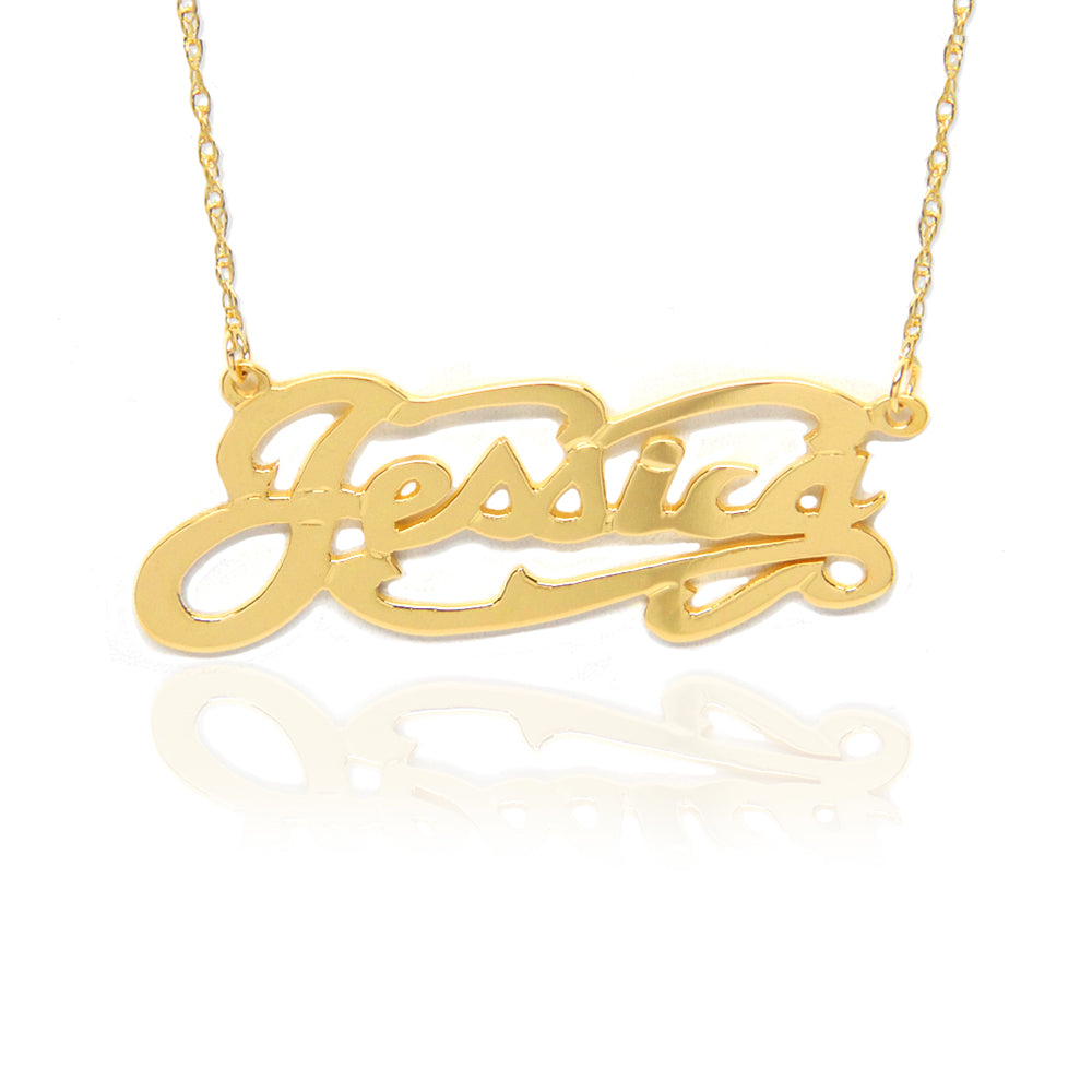 Scroll Script Nameplate