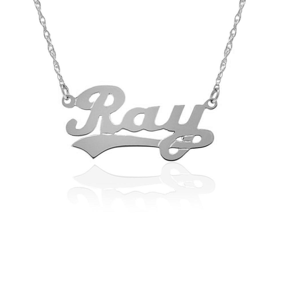 Script Nameplate with Tail