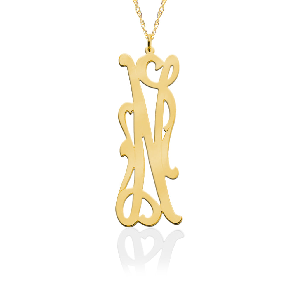 Long Initial Necklace