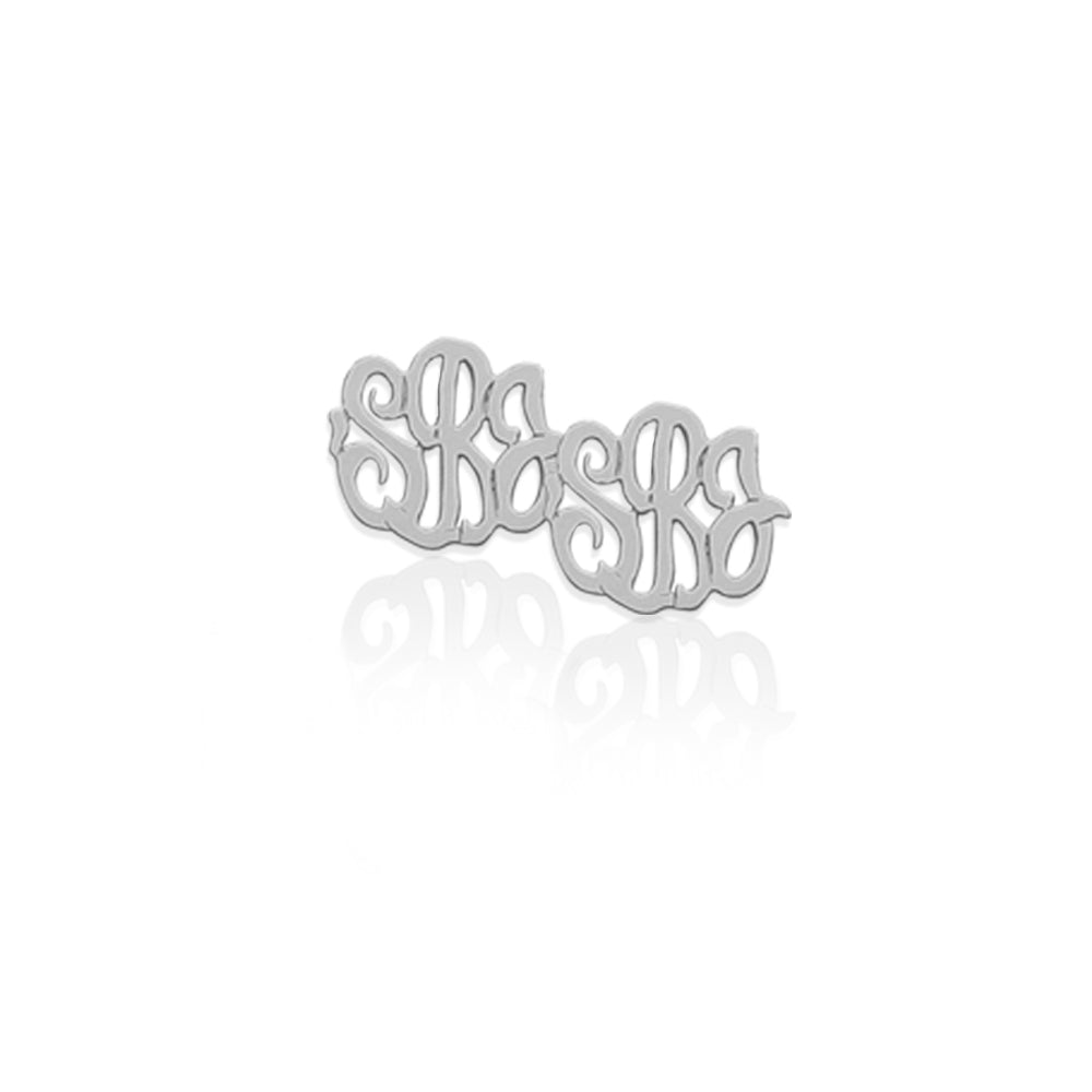Script Post Earrings