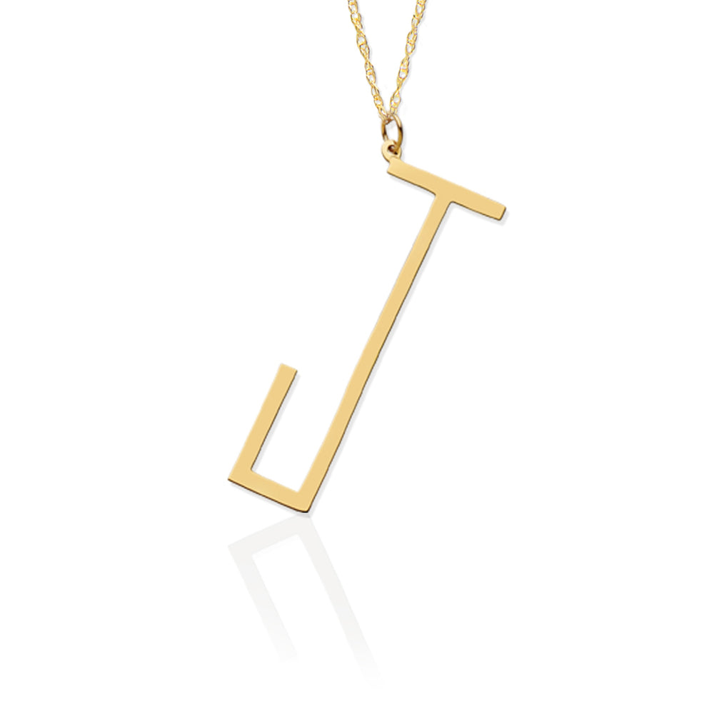 Angle Block Letter on 30″ Chain