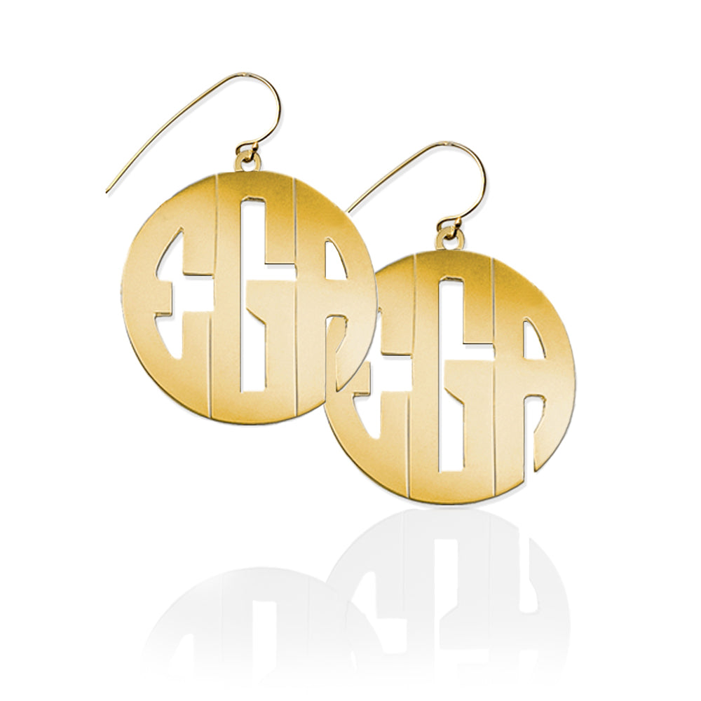 Large Block Earrings