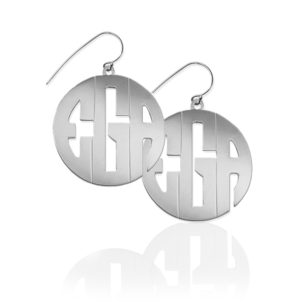 Large Block Earrings