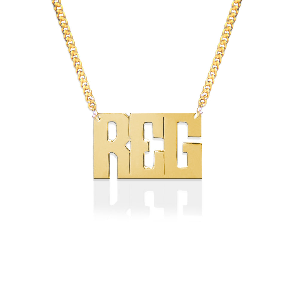 JBD313 Horizontal Block Monogram