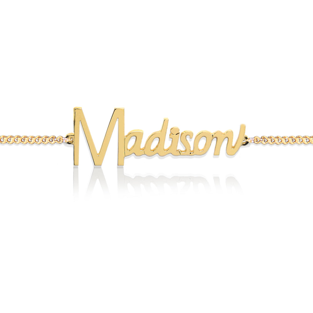 JBD349 Neoclassic Name Bracelet