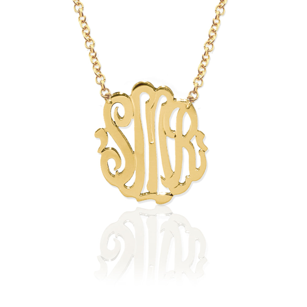 Delicate Oval Script Monogram