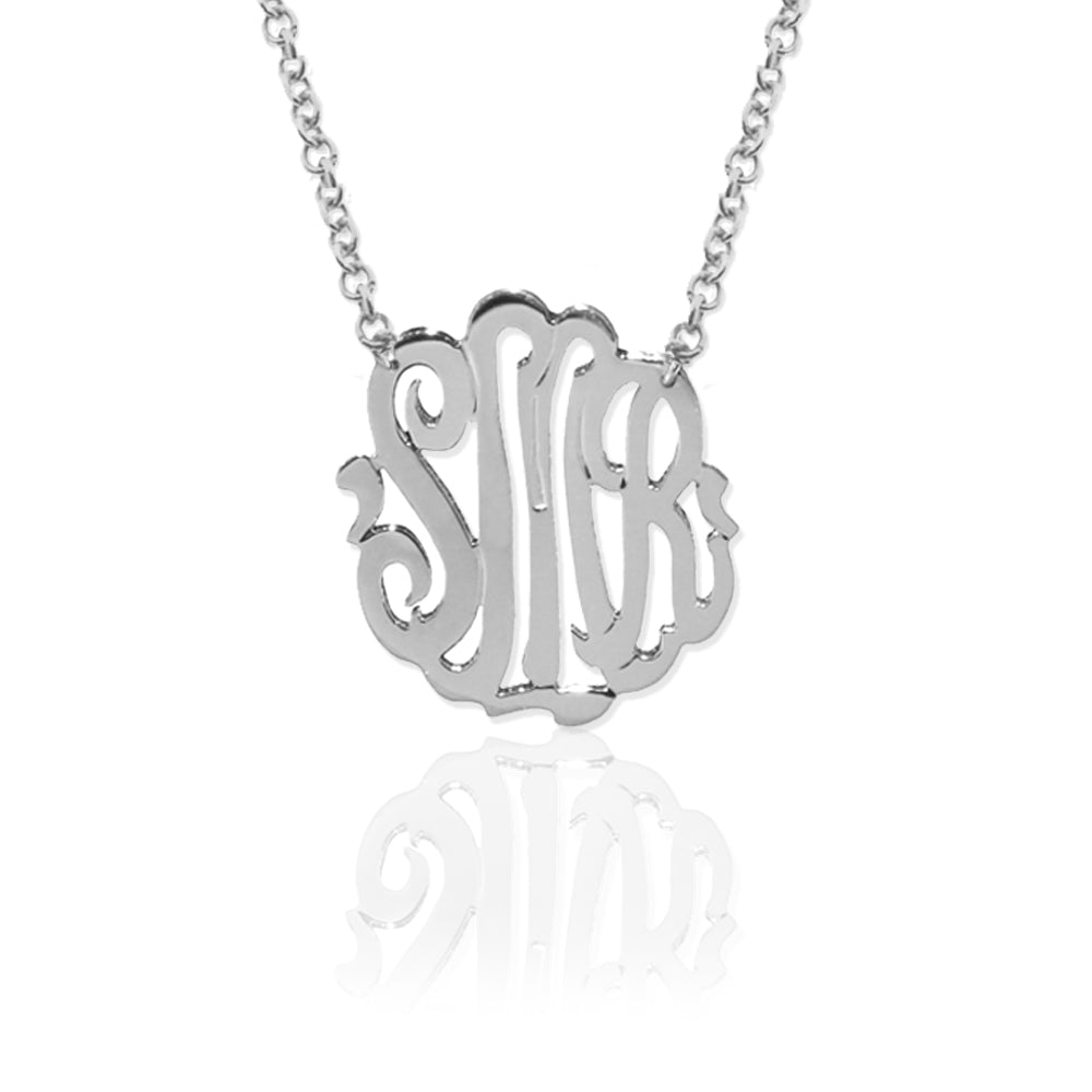 Delicate Oval Script Monogram
