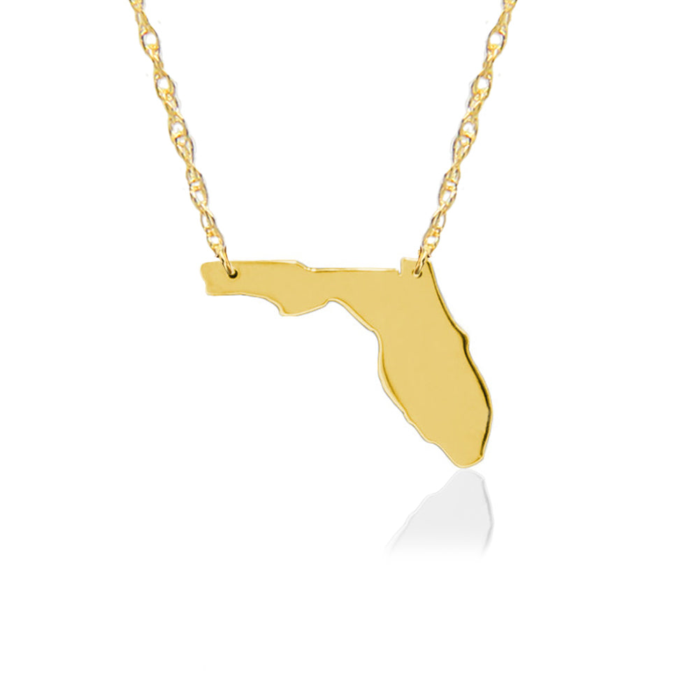 State Charm Necklace