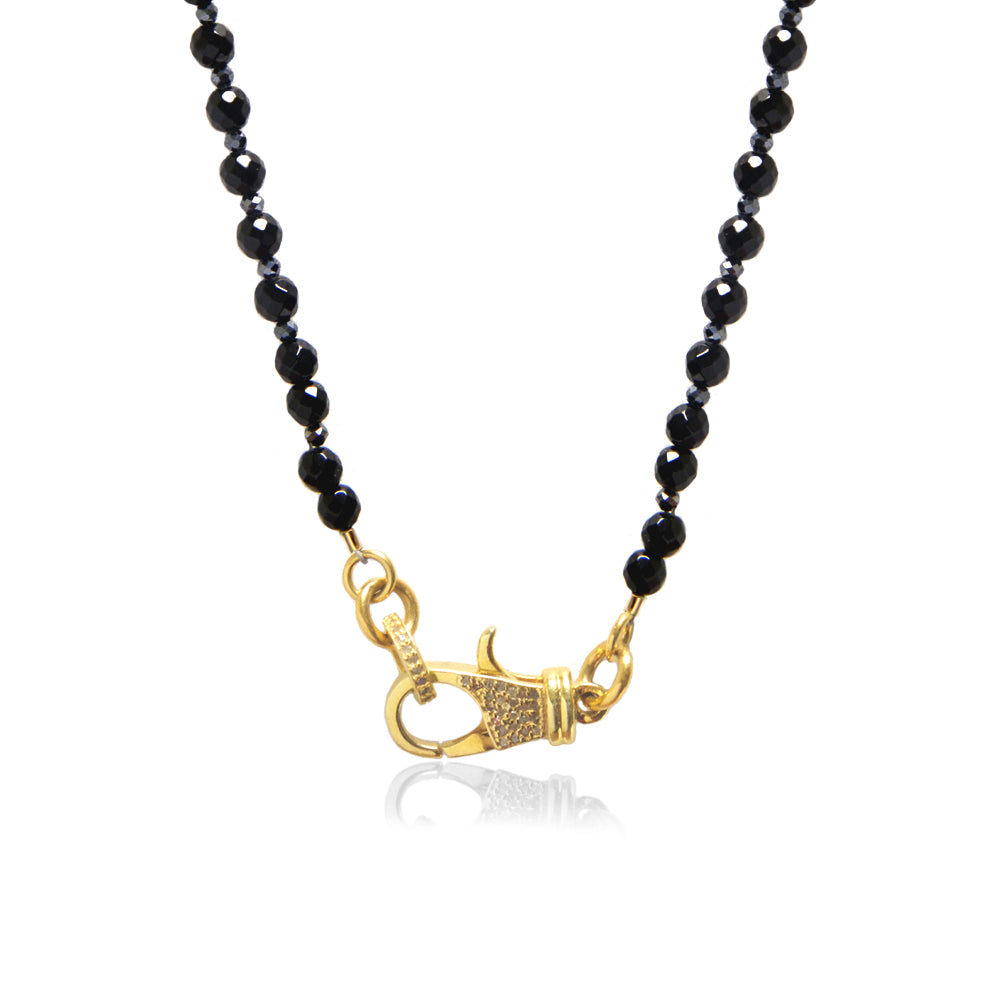 Diamond Lock on Gemstone Chain