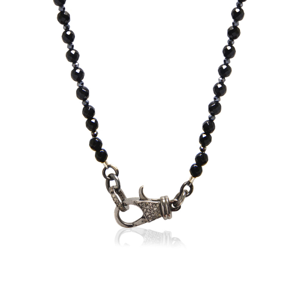 Diamond Lock on Gemstone Chain