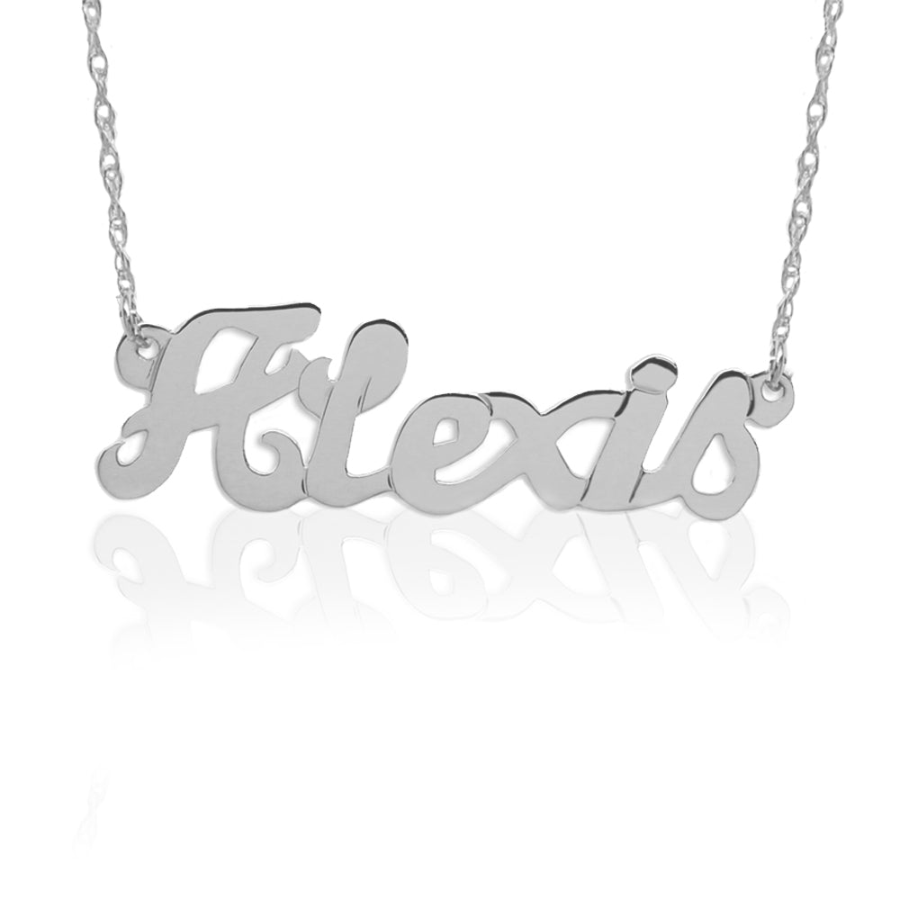 Large Script Nameplate